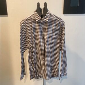 Johnston & Murphy Brown Casual Button Down Shirt